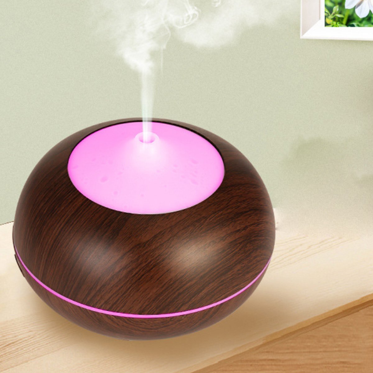 Wood Grain Essential Oil Diffuser and Humidifier