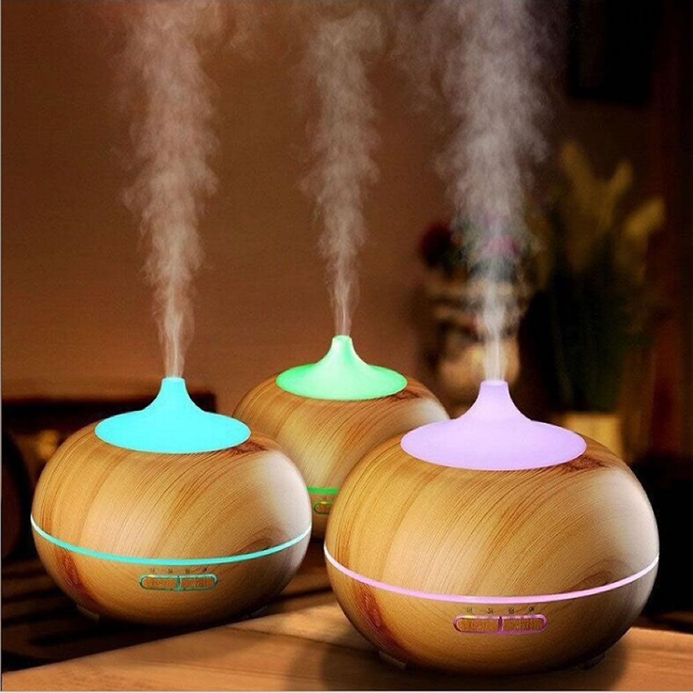 Wood Grain Essential Oil Diffuser and Humidifier