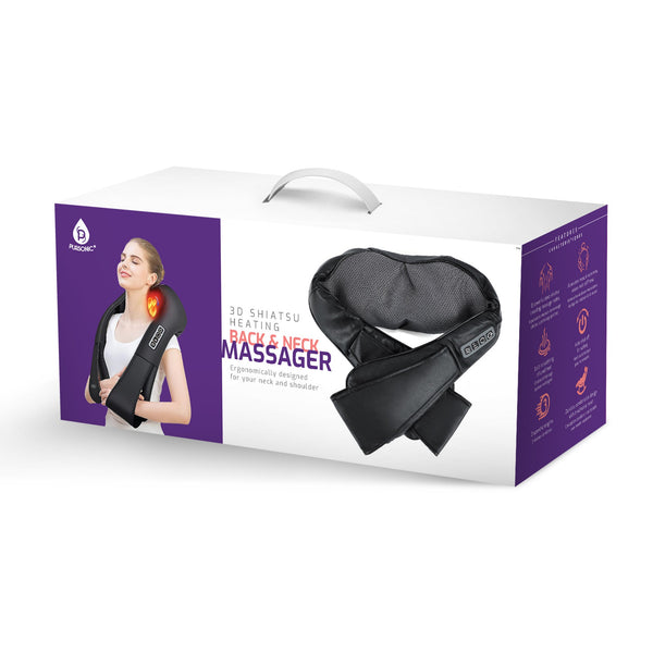 3D Shiatsu Neck and Back Massager with Heat