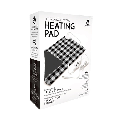Electric Heating Pad, XL 12x24 with Auto Shut-Off