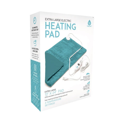 Electric Heating Pad, XL 12x24 with Auto Shut-Off